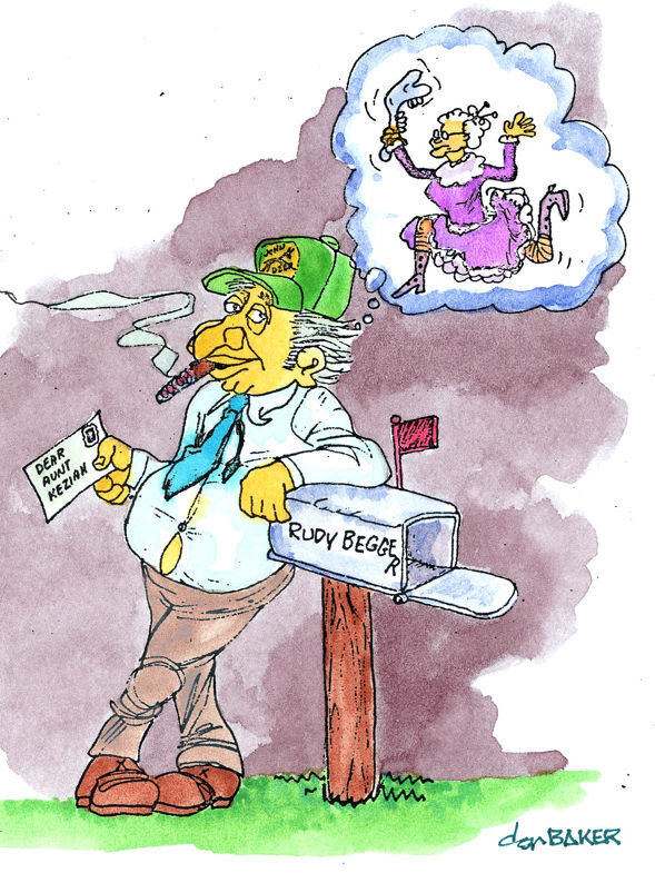 Rudy Begger penned by Baker